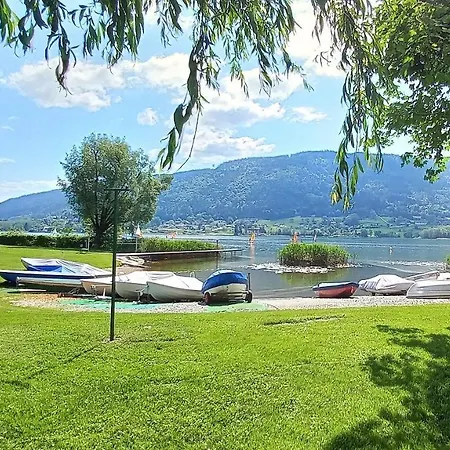 Seeblick Appartement Beatrix Direkt Am Ossiacher See Haus Erzherzog Johann Bodensdorf
